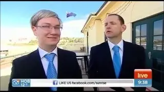 Kevin Rudd and Tony Abbott Help out with the weather
