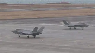 松山空港に米軍戦闘機２機が緊急着陸