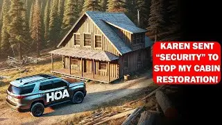 I Bought a Cabin, HOA Hated My Restoration So Much They Sent  Security  to Threaten Me!