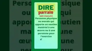#EnFran&ccedil;ais! ❌️sponsor ✔️parrain #LangueFran&ccedil;aise #FLE #تعلم_الفرنسية #sponsor #sponsoris&eacute; #parrain