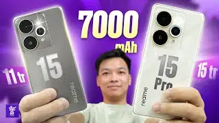 Mở hộp realme 15 và realme 15 Pro: Pin 7000mAh, màn tới 6500 nits, bản 15 triệu có Snap 7 Gen 4