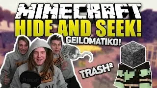 Größtes MÜLL VIDEO der GESCHICHTE! mit Bergmann & Paluten - Minecraft Hide and Seek | ungespielt