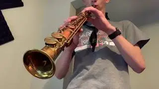 Buescher True Tone Soprano Sax Play Test (SN:192184)