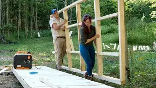 Turning Fat Hemlocks Into Solar Kiln | Build Part 1