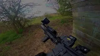 TM marui mk18 gbbr with scopecam  gameplay @gunman Airsoft Tubbenham uk