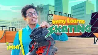 Exciting Skating Lesson with KP 🛼 | Immy's Fun Learning Journey
