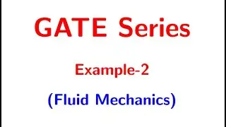 GATE 2001- Fluid Mechanics