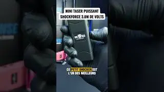 This ultra-powerful Mini Electric Taser! ShockForce 3.8 million volts, rechargeable and legal
