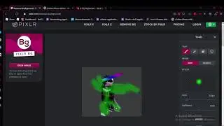 How to erase background with pixlr