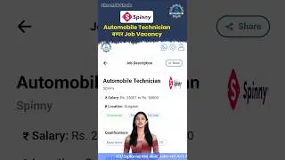 अभी apply करो !  ITI MMV Jobs Automobile Technician Vacancy | Spinny Jobs | Bumper Vacancy