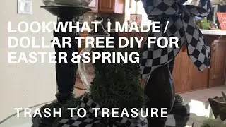 Dollar Tree DIY/Trash To Adorable Treasure!