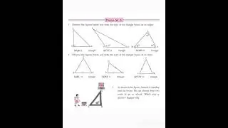 6th maths lesson no.15:-Triangle and their properties (Practice set 36)