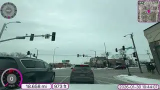 20260130 Dashcam Drivelapse Kansas City Metropolitan Area Friday