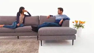Sofa, Martinotti Svenja grau