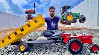 Mahindra tractor , ACA HyDra Crane Machin unboxing 