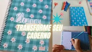 PLANNER com um Caderno Comum- Saiba como fazer
