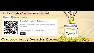 Cryptocurrency Donation Box PRO &ndash; Bitcoin & Crypto Donations WordPress Plugin