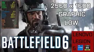 Battlefield 6 Performance Test &mdash; Legion 5 i7-13th / RTX 5060 [2560 x 1600]