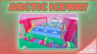 Cosmic Highway but Winter: Arctic Iceway - Fall Guys Level! Code: 8441-3521-6766 #fallguys #falljam