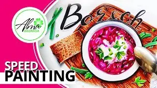SPEEDPAINT // Borsch, Borsht Soup // Copic, SketchMarkers and Touch markers, Stylefile