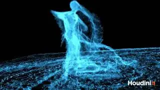 Particle man dance #houdini