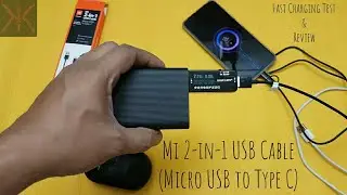 Mi 2-in-1 USB Cable (Micro USB to Type C) - Testing & Review