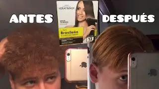 Como hacerse el ALISADO BRASILEÑO en casa || alisado de keratina