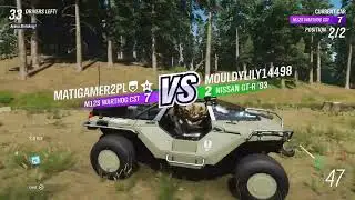 FINISHING 1ST OUT OF 58 DRIVERS IN LEVEL 7 M12S WARTHOG CST! - Forza Horizon 4 | Eliminator