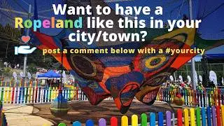 RopeLand Crochet Facilities - The Amazing Ropeland - colorful play net for kids