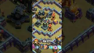 coc clan war pro attack strategy th 15 vs th 17 easily 3 star super trick 👌