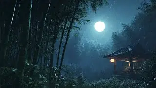 Deep Sleep in Bamboo Forest - Chinese Relaxing Music with Rain Sounds for Insomnia & Stress Relief