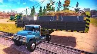 Building Bridge By Classic ZED Truck - Off The Road Unleashed Nintendo Switch Gameplay