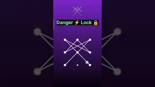 New Pattern Danger ⚡  Screen Lock Status #lock #smartphone #pattern #shorts #shobhitcsctech
