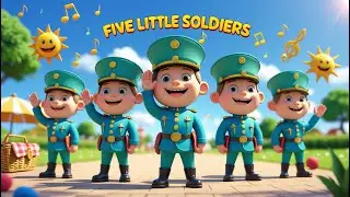 Five little soldiers | Dance songs | Kids Songs | HappyLittle