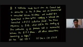 Lecture No 12 Electrodynamometer Type of Wattmeter