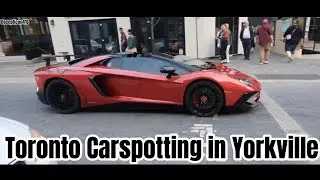 Toronto Carspotting (Lamborghini Aventador SV, SVJ, Porsche GT3RS)