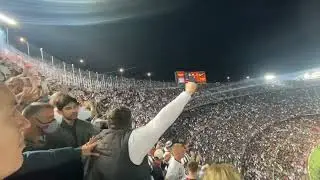 Frankfurt fans are pleased with the penalty goal of kostic! Barcelona 2-3 Frankfurt. 14.04.22