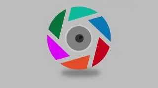 Camera lens logo design Illustrator CC 2018 tutorial