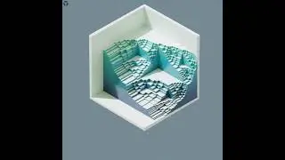 Crashing waves 🌊.  #shorts #blender #blenderloop