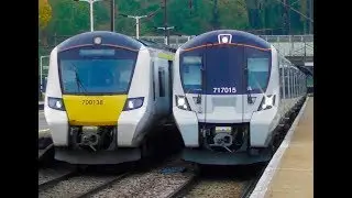 Legend Great Northern Driver Blasts The Horns On 717015 At Hadley Wood