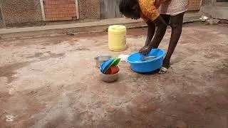 Washing dishes# The African style🥰🥰 #africancommunity #subscribe #love
