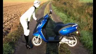 Rubber doll & Scooter...