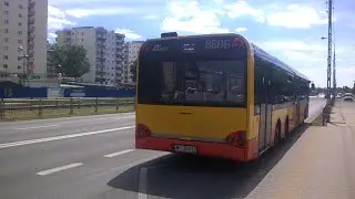 Solaris Urbino 15 I 🚍8606 (Przejazd - linia 184 - MZA Warszawa)