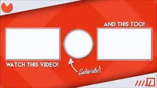 YouTube End Screen Template (Outro Template) no copyright || link in description