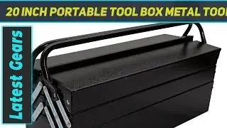 20 Inch Portable Tool Box Metal Toolbox Short-Review