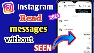 How To Read Instagram Messages Without Seen (2024) | How to Hide seen on Instagram | Message Seen