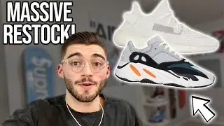 MASSIVE RESTOCK! How To Cop Yeezy 700 'Wave Runner' & Yeezy 350 'Bone'