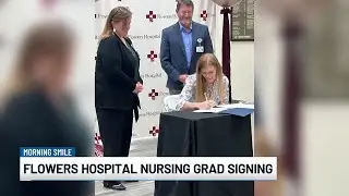 Morning Smile: Flowers Hospital holds nursing graduate signing day