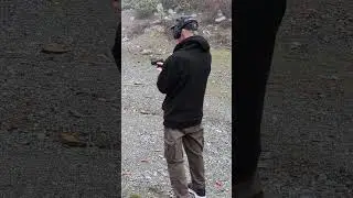My 86 year old Dad shooting his new Taurus 9mm #9mmgun #handgun #firearms #shootingpractice #oregon
