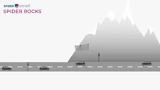 Spider Rocks - the smartest Impact detection system on rockfall barrier